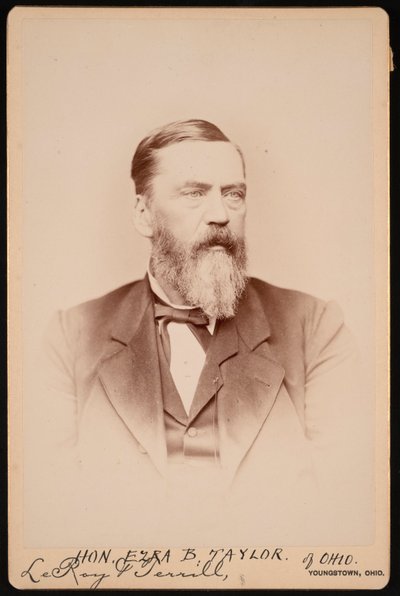 Ritratto di Ezra Booth Taylor 1823-1912, prima del 1896 da Le Roy and Terrill