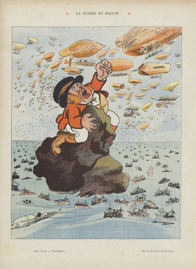 Palloni da guerra. Illustrazione per Le Rire da Leal de Camara