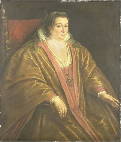 Ritratto di una donna, probabilmente Morosina Morosini, moglie di Marino Grimani, il Doge di Venezia da Leandro Bassano (workshop of)