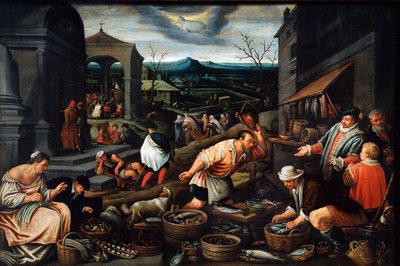 Aprile, XVII secolo da Leandro Bassano