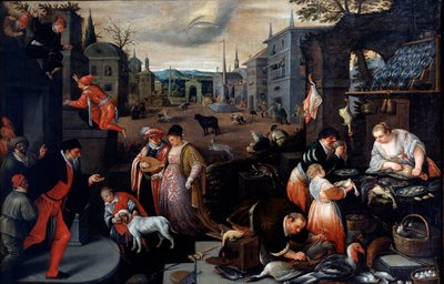 Febbraio dalla serie Le Stagioni, fine XVI o inizio XVII secolo da Leandro Bassano
