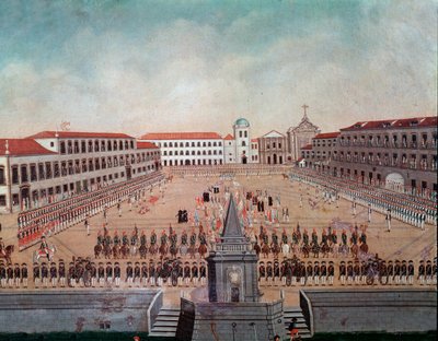 Parata militare nella Piazza Reale di Rio de Janeiro da Leandro Joachim