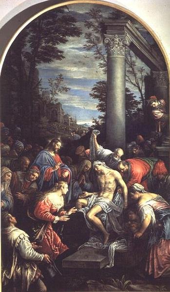 La resurrezione di Lazzaro da Leandro da Ponte Bassano