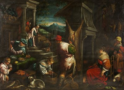 Il ritorno del figliol prodigo, c.1577-88 da Leandro da Ponte Bassano