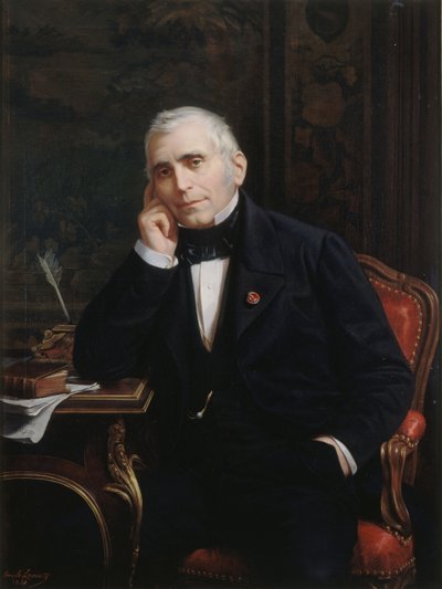 Ritratto del drammaturgo e librettista Eugène Scribe, 1863 da Lecomte Vernet