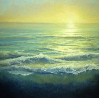 Foschia dorata, 2004 Paesaggio marino da Lee Campbell