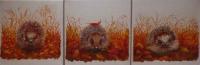 Ricci in autunno, 2024 (olio su tela) da Lee Campbell