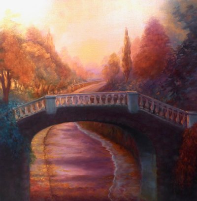 Alta marea a Twickenham Embankment da Lee Campbell