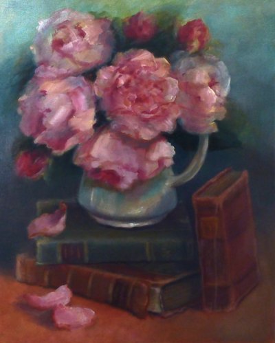 Peonie e Libri da Lee Campbell