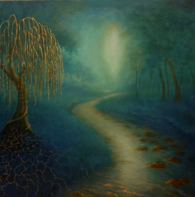 Profezia, 2024 (olio su tela) da Lee Campbell