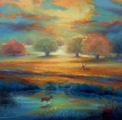 Richmond Park, verde e oro da Lee Campbell