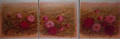 Rose vittoriane, 2024 (olio su tela) da Lee Campbell