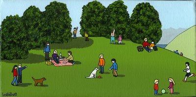 Picnic sulla collina, 2015 da Lee Sellers
