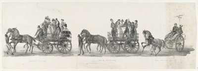 Invito per un concerto, il ballo e studenti ubriachi, 1835 da Leendert Springer (I)