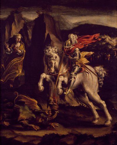 San Giorgio e il drago da Lelio Orsi da Novellara