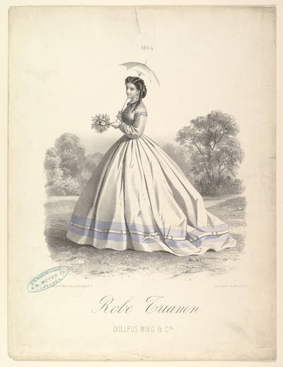 Robe Trianon, Dollfus Mieg & Cie da Lemercier et Compagnie