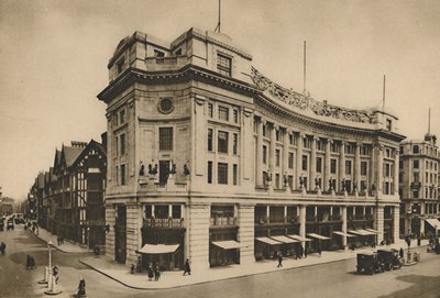 East India House, facciata individualizzata di Libertys sulla New Regent Street, c1935 da Lemere