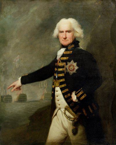 Ammiraglio Lord Bridport (1727-1814) c.1795 da Lemuel Francis Abbott