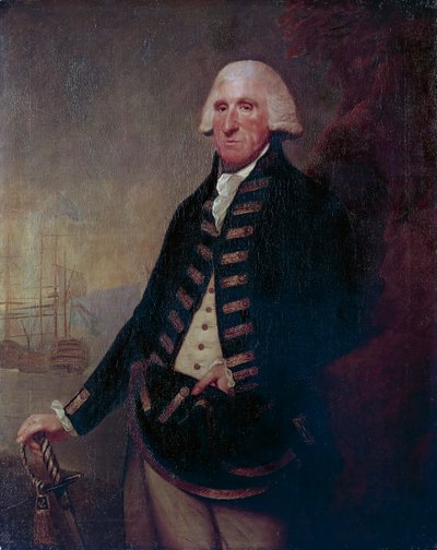 Ritratto di Sir Samuel Hood, I Visconte Hood da Lemuel Francis Abbott