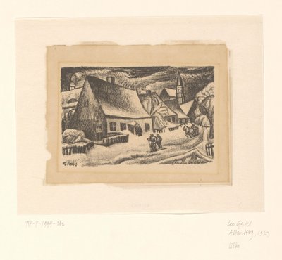 Altenberg (Monti Metalliferi) da Leo Gestel (signed by artist)