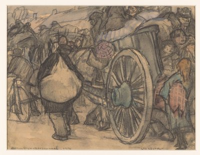 Anversa-Roosendaal-1914 da Leo Gestel (signed by artist)