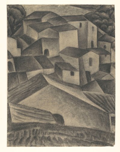 Case in un villaggio italiano da Leo Gestel (signed by artist)