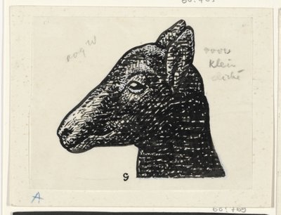 Testa di un agnello da Leo Gestel (signed by artist)