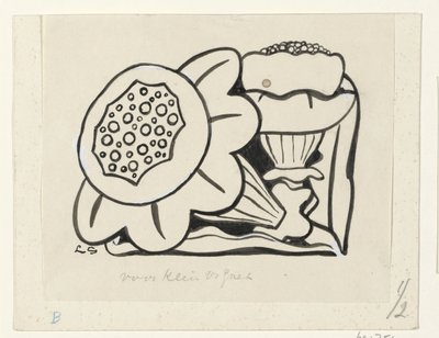 Due fiori da Leo Gestel (signed by artist)