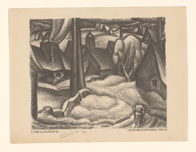 Zinnwald (Monti Metalliferi) da Leo Gestel (signed by artist)
