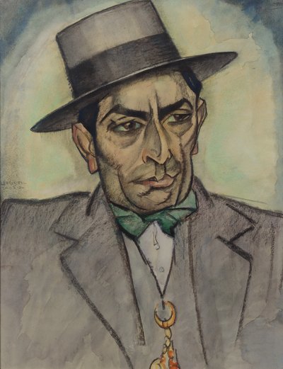 Un uomo in costume spagnolo, c. 1914 da Leo Gestel