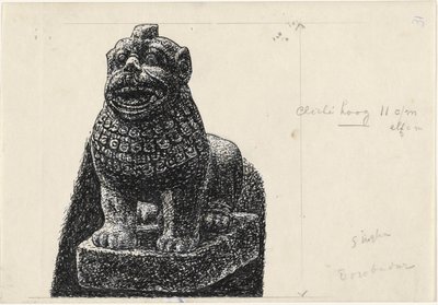 Statua di un leone da Leo Gestel
