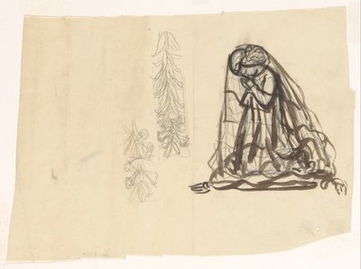 Ragazza che prega e ornamento da Leo Gestel