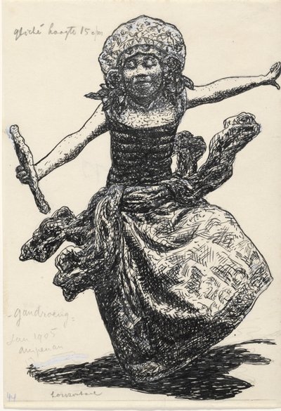 Danzatrice Gandrung ad Ampenan da Leo Gestel