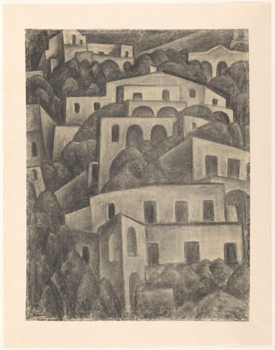Veduta di Positano da Leo Gestel