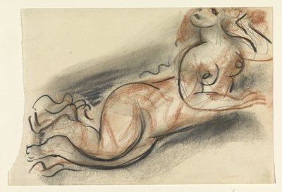 Donna nuda sdraiata da Leo Gestel