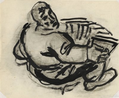 Uomo con fisarmonica da Leo Gestel