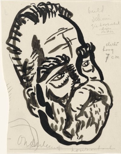 Testa di uomo da Leo Gestel