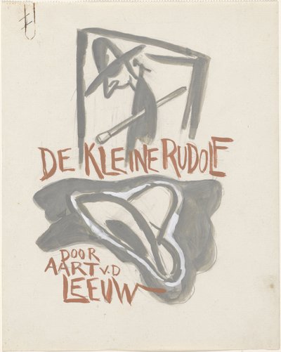 Progetto per una copertina di libro: Aart van der Leeuw, De kleine Rudolf, 1930 da Leo Gestel