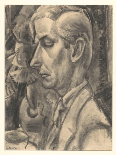 Ritratto di Dé Essers, intagliatore e disegnatore da Leo Gestel