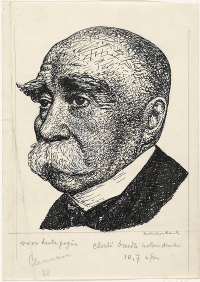 Ritratto di George-Eugène-Benjamin Clemenceau da Leo Gestel