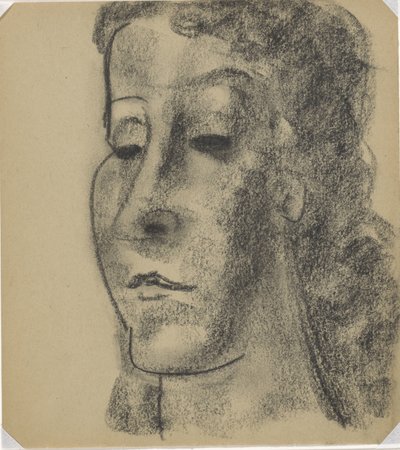 Ritratto di una donna tre quarti a sinistra da Leo Gestel
