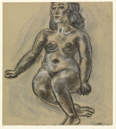 Nudo femminile seduto da Leo Gestel