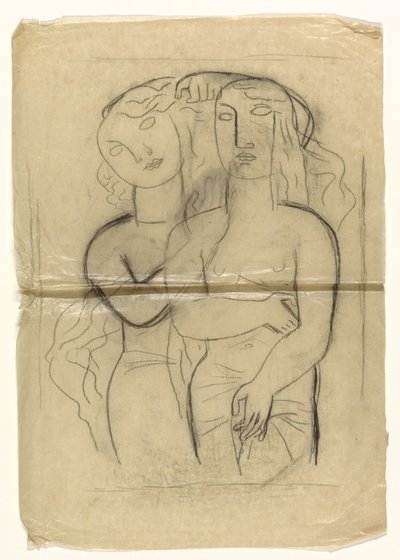 Due donne in piedi da Leo Gestel