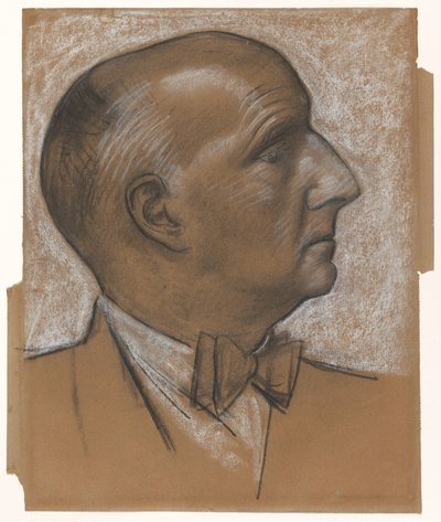 Autoritratto con papillon da Leo Gestel