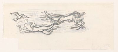 Donne nude fluttuanti nell