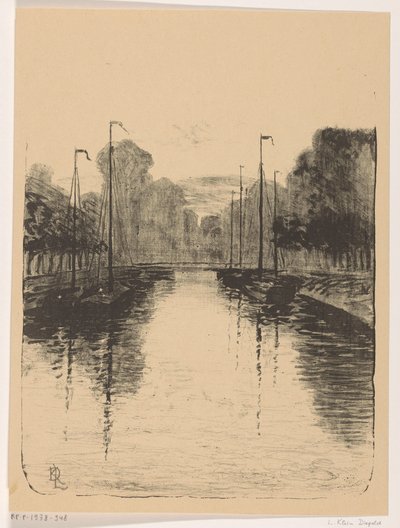Canale a Utrecht da Leo Klein von Diepold
