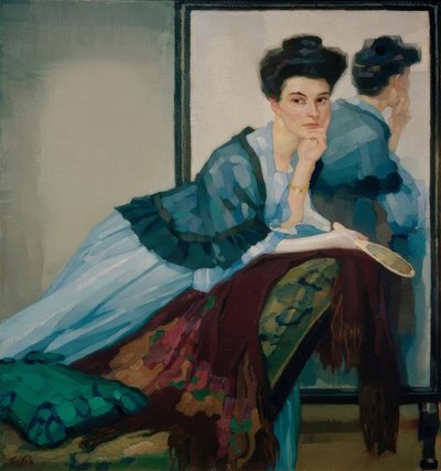 Dama in blu da Leo Putz