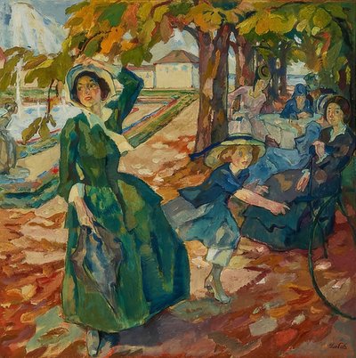 Nel parco di Schleissheim da Leo Putz