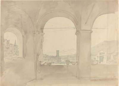 Panorama di Tivoli da una loggia da Leo von Klenze