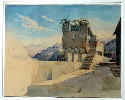 La terrazza della locanda da Leo von Klenze